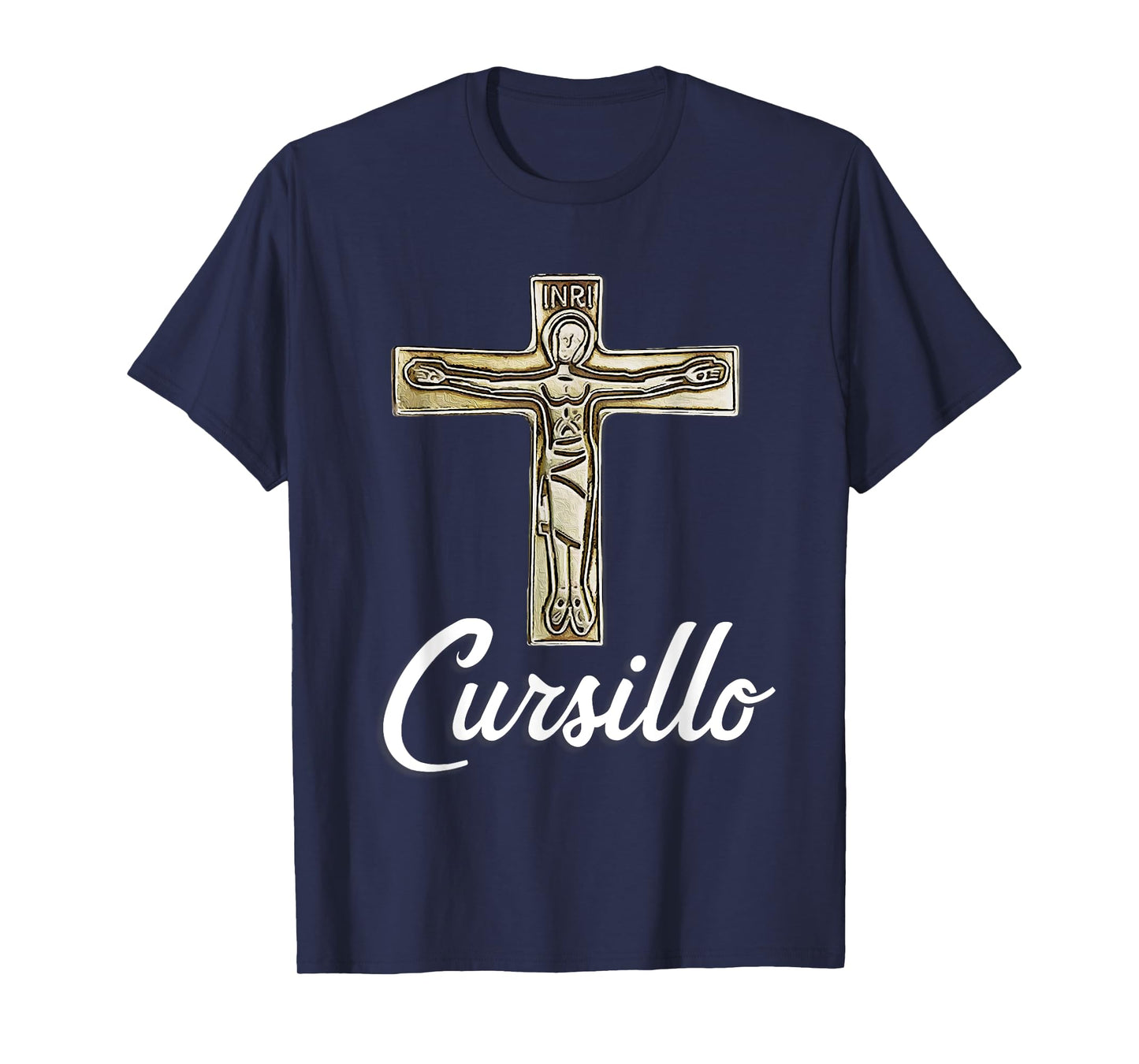 DeColores Cursillo Rainbow Rooster Catholic T-Shirt