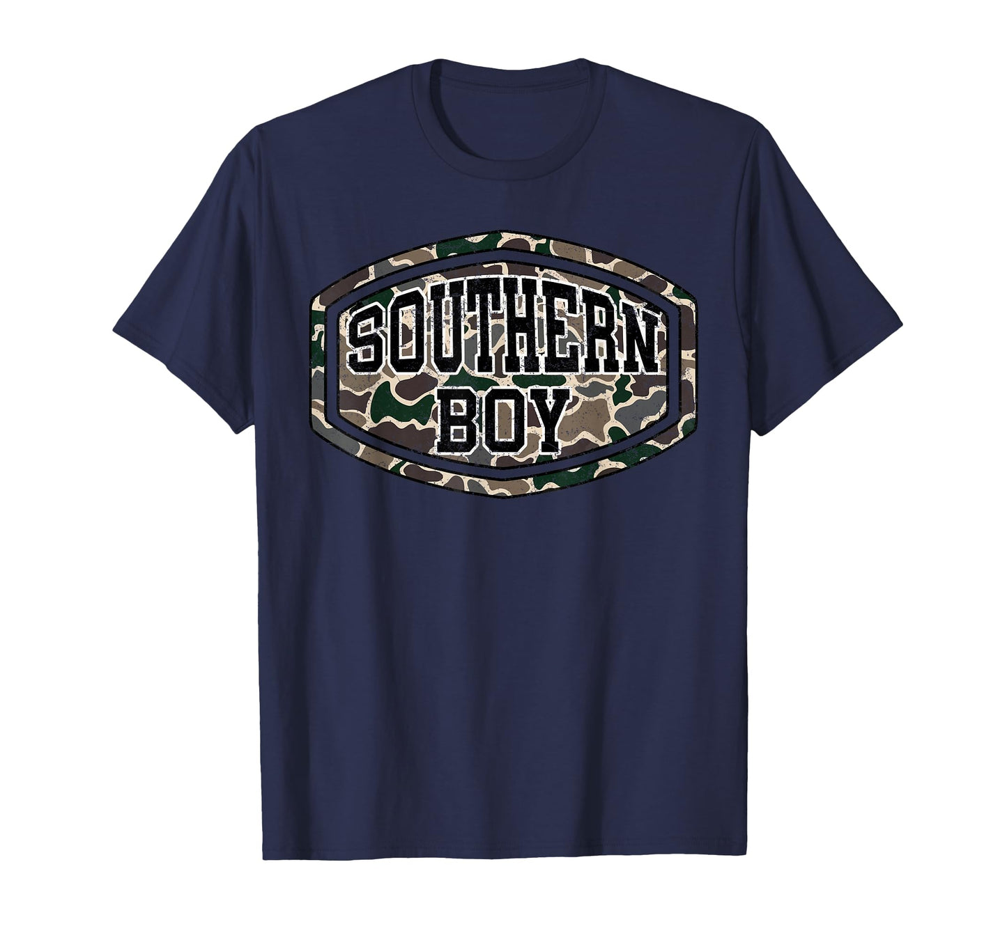 Retro Camo Southern Boy Camouflage Southern Vibes Boys Kids T-Shirt