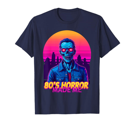 80s Horror Undead Retro Movie Enthusiast Halloween T-Shirt