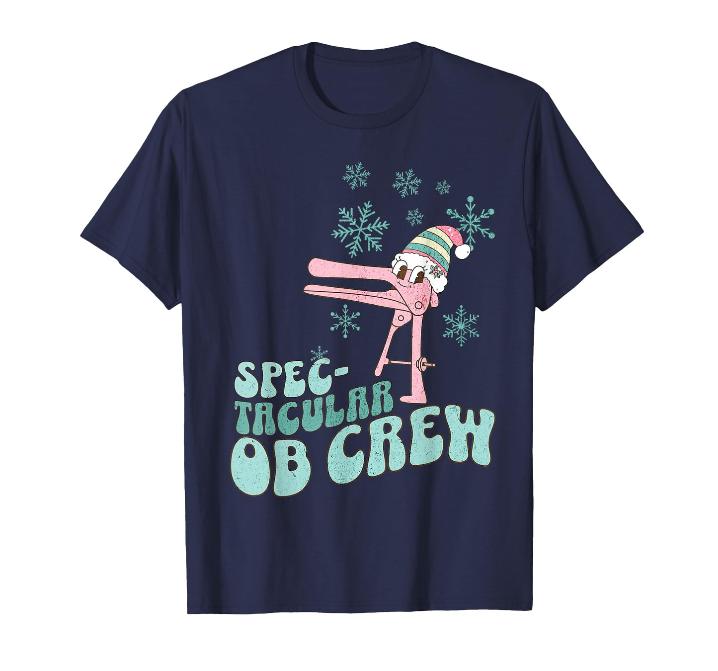 Spectacular OB Crew Speculum Hat Santa Christmas OBGYN Nurse T-Shirt