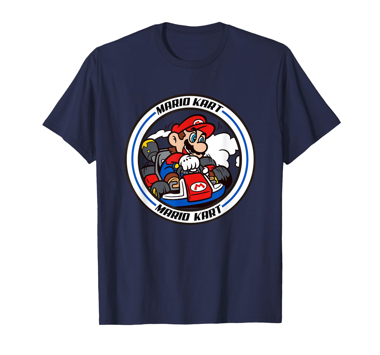 Mario Kart Speed Racer Classic Mario Circle T-Shirt