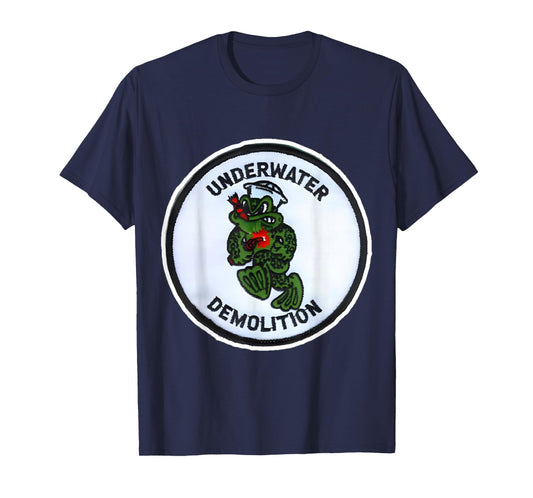 WWII UDT Frogman Underwater Demolitions Team Patch T-Shirt