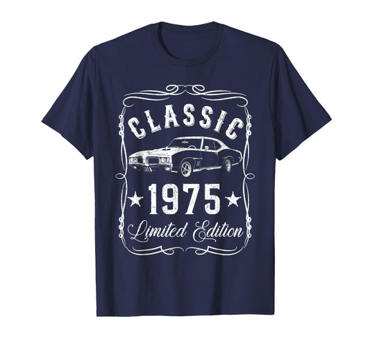 50th Birthday Classic Limited Edition 1975 Vintage Men Women T-Shirt