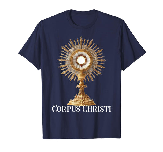 Eucharistic Adoration Traditional Latin Mass Catholic T-Shirt