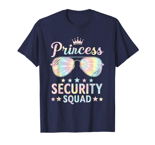 Princess Security Protection Retro Castle Matching Family T-Shirt