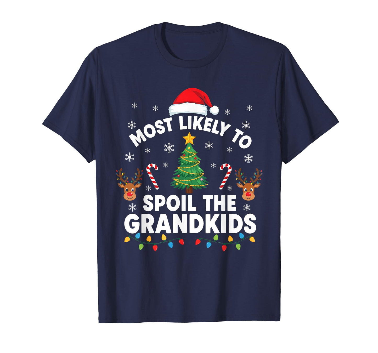 Most Likely to Spoil The Grandkids Christmas Party Women T-Shirt