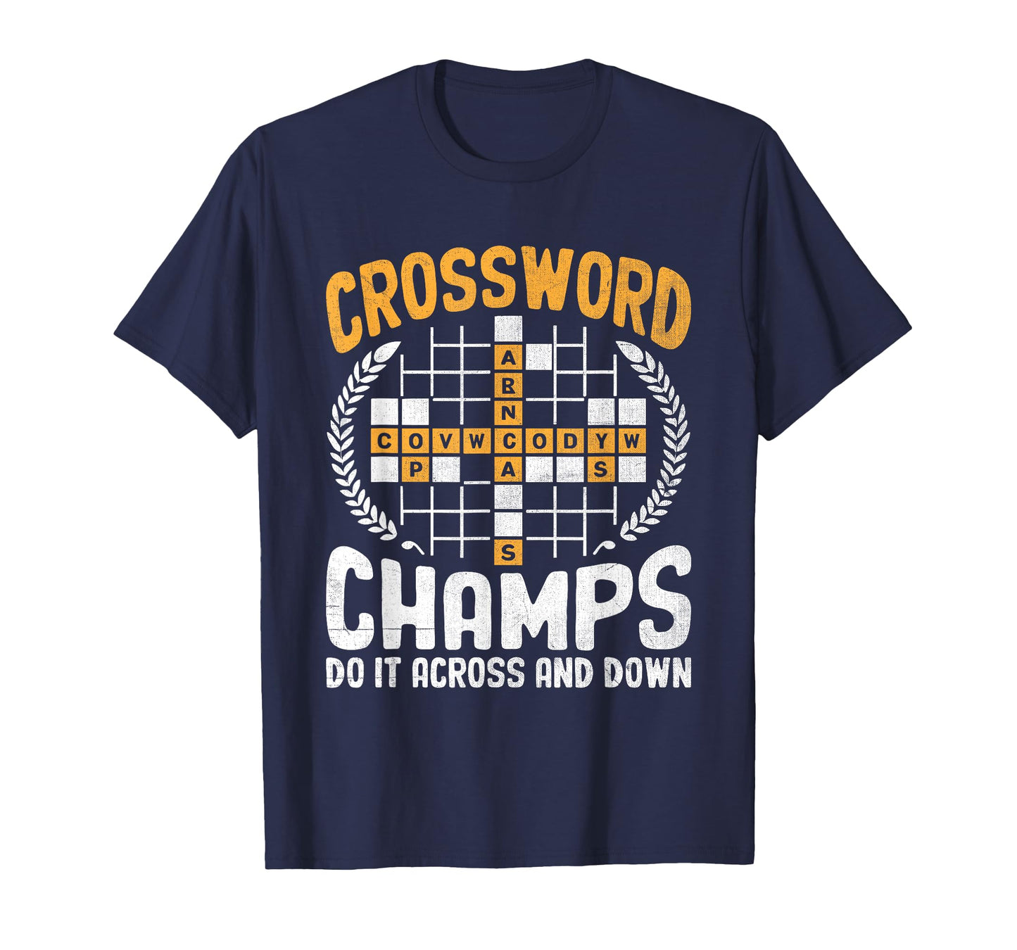 Funny Vintage Crossword Puzzle Solvers Word Nerd Lover T-Shirt