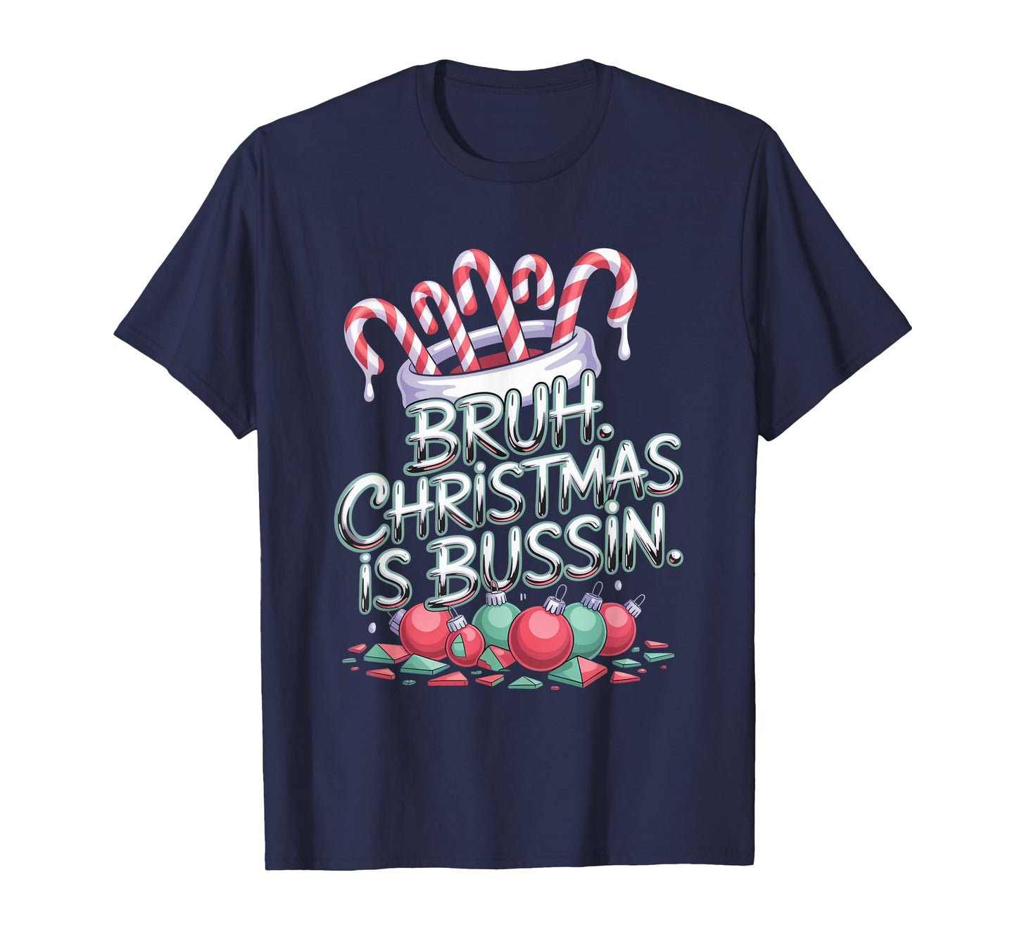 Funny Gen Alpha Gen Z Slang Funny Christmas Sweater T-Shirt
