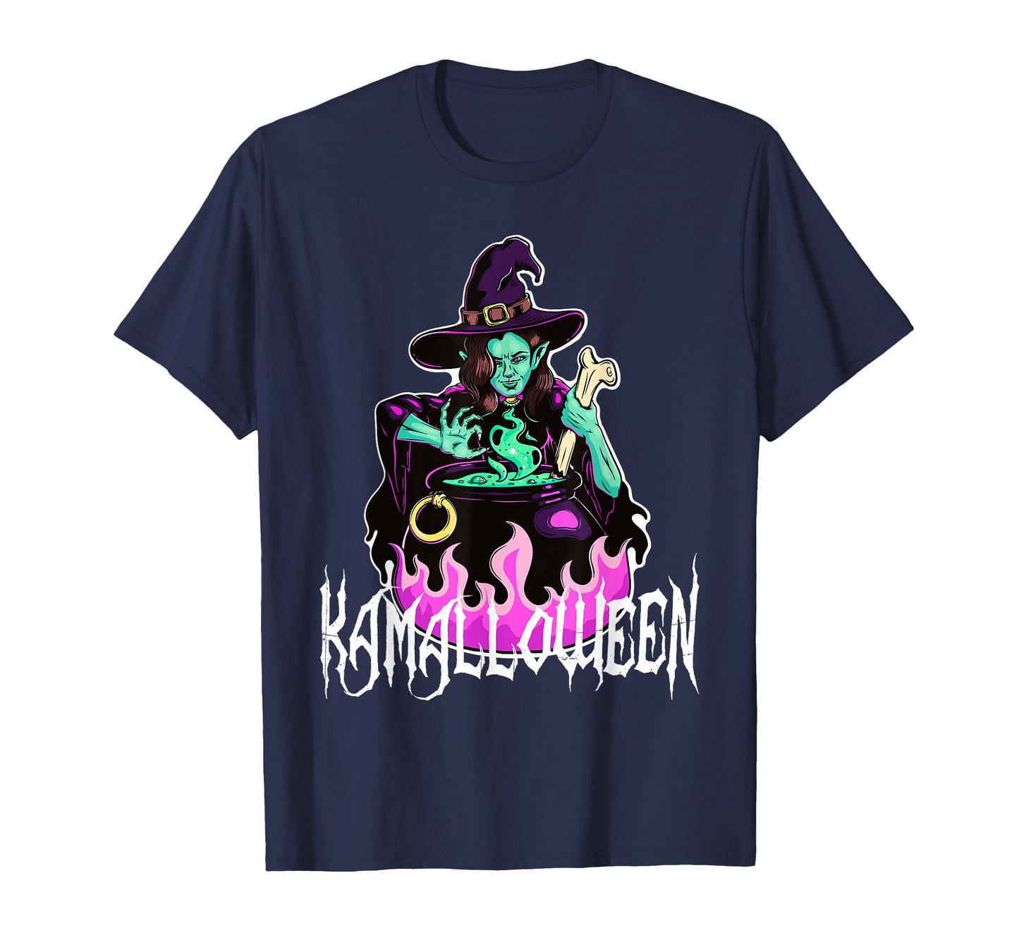 Kamalloween Funny Witch Kamala Harris Halloween Costume T-Shirt