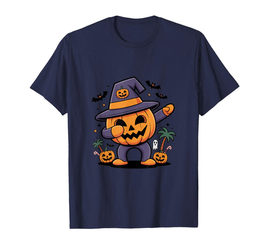Dabbing Pumpkin Witch – Funny Halloween Costume Party T-Shirt