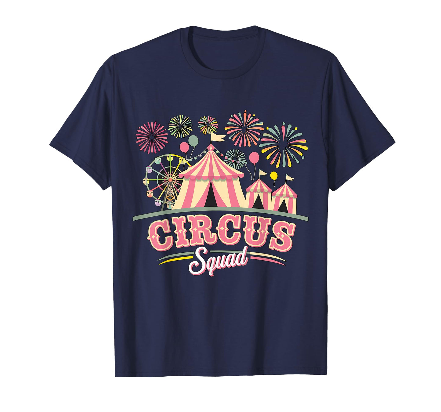 Circus Squad Matching Birthday Circus Staff T-Shirt