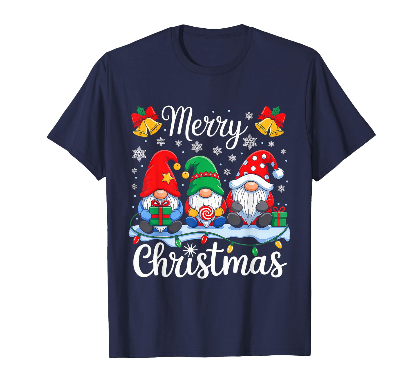 Gnomes Xmas Merry Christmas for Men Women Kids Gnomes Lover T-Shirt