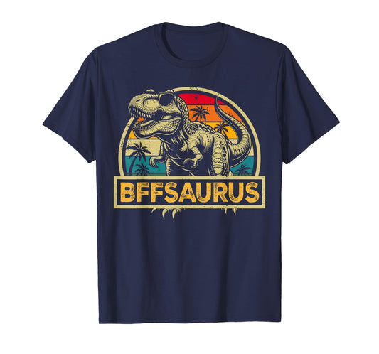 BFFsaurus T Rex Dinosaur BFF Saurus Family Matching T-Shirt