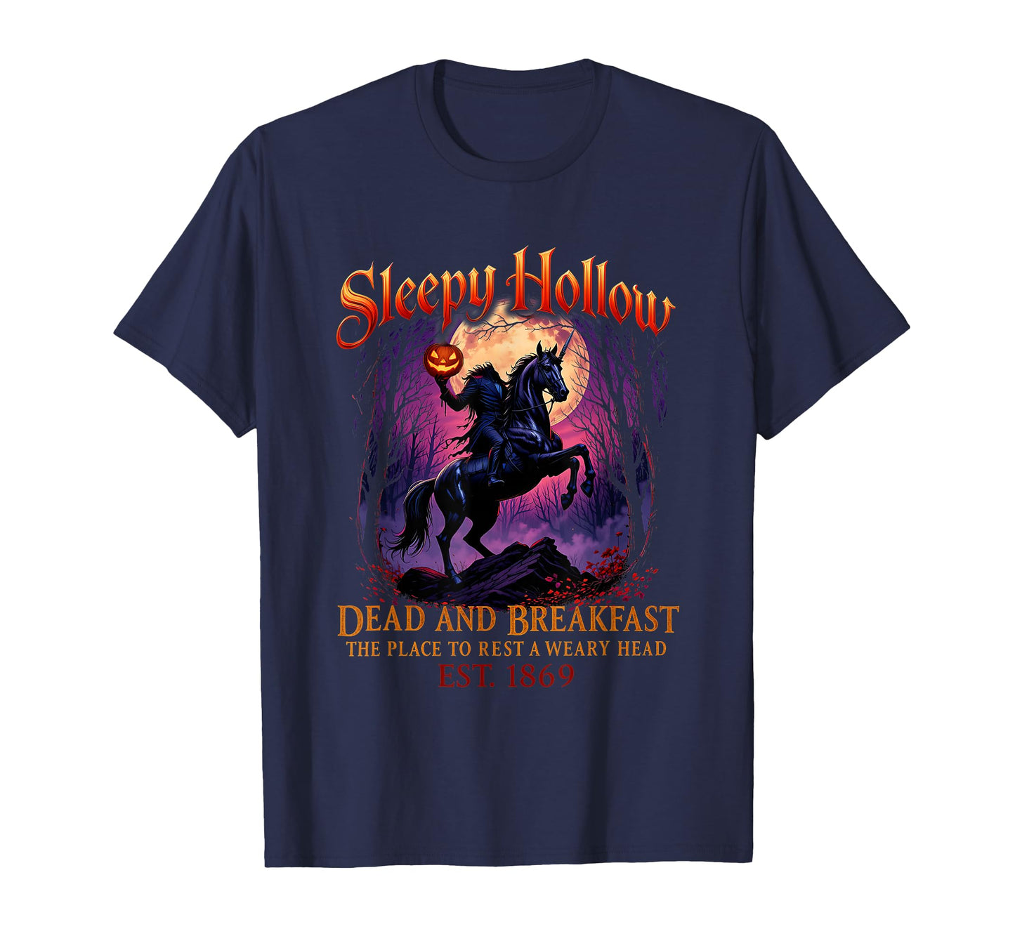 Vintage Sleepy Hollow Horseman Halloween Spooky Season T-Shirt