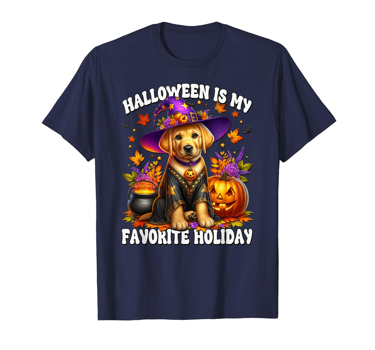 Halloween is My Favorite Holiday for Golden Retriever Mom T-Shirt
