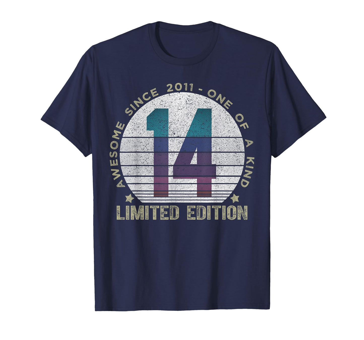 14 Year Old Gifts Vintage 2011 Limited Edition 14th Birthday T-Shirt