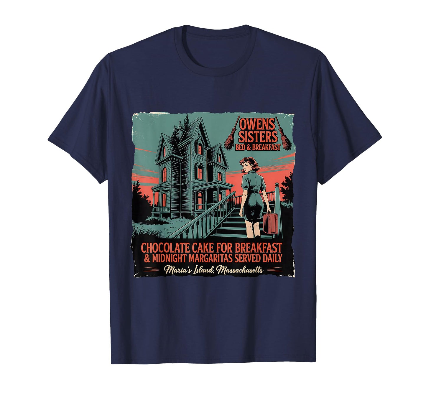 Witch Magic Practical Magic Witchy Halloween Love Vintage T-Shirt