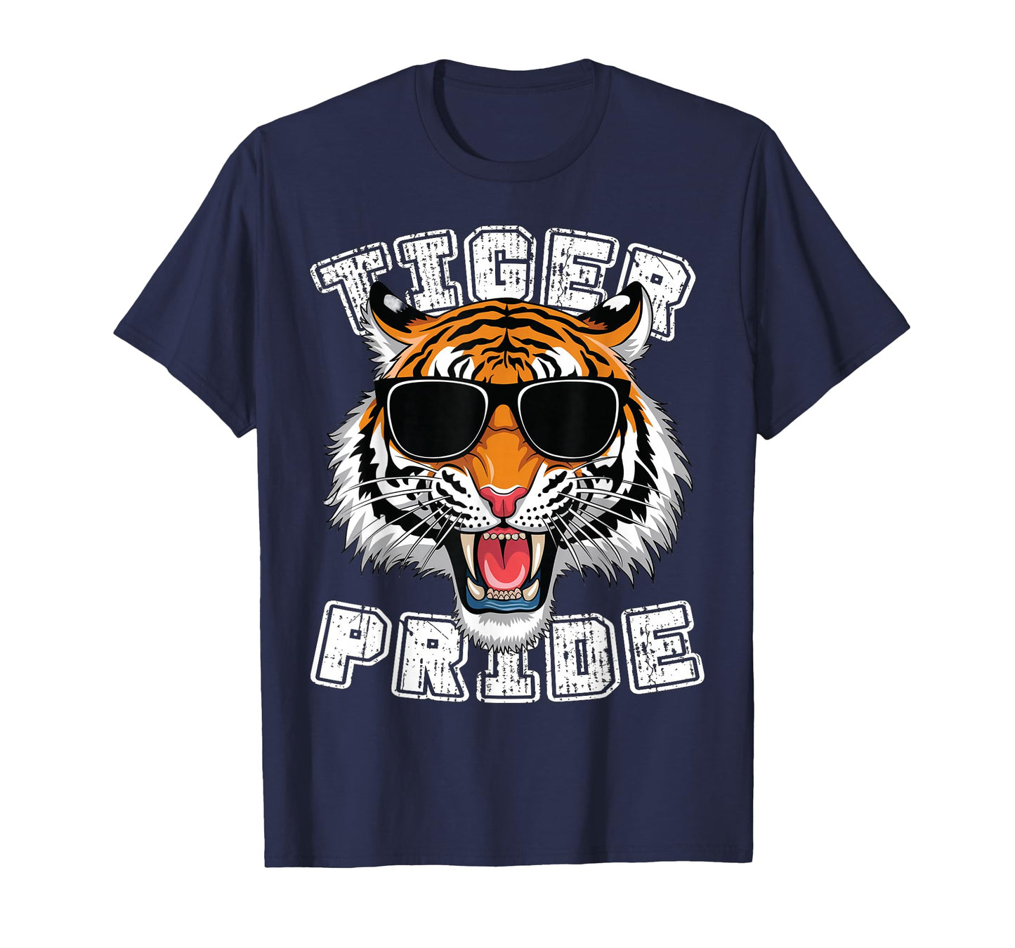 Tiger Pride Retro Tiger School Sports Team T-Shirt