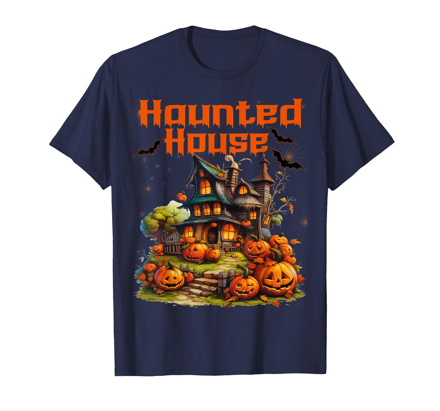 Halloween Haunted House .Halloween Witch House T-Shirt