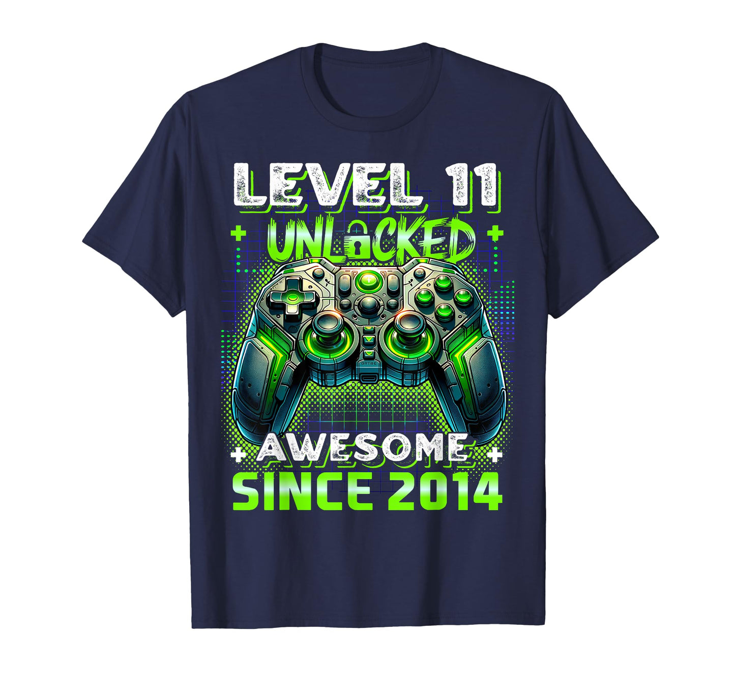 11th Birthday Boy Level 11 Gamer 11 Year Video Game Party T-Shirt