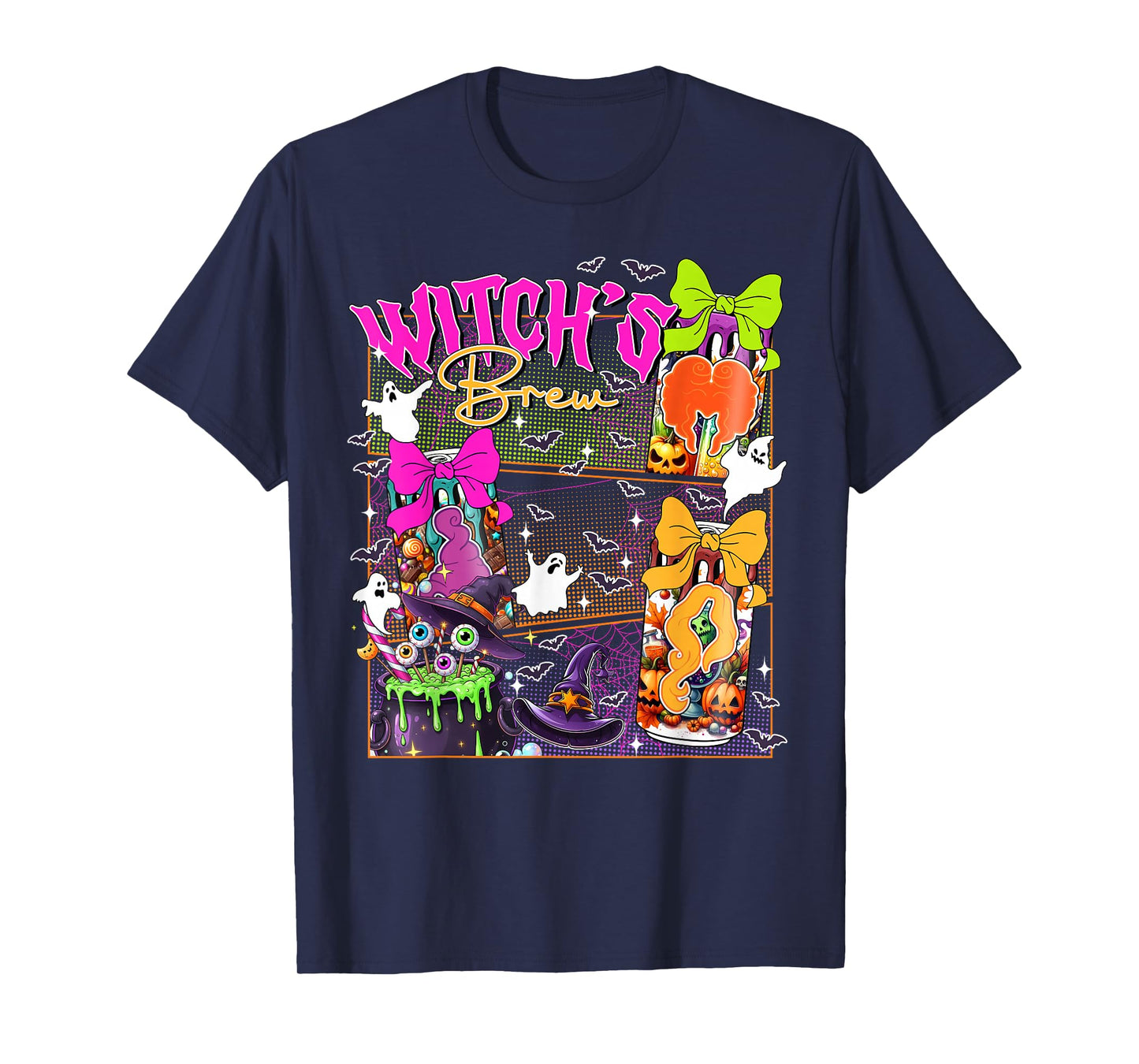 Witch's Brew, Energy Drink Halloween, Little Ghosts Drink T-Shirt