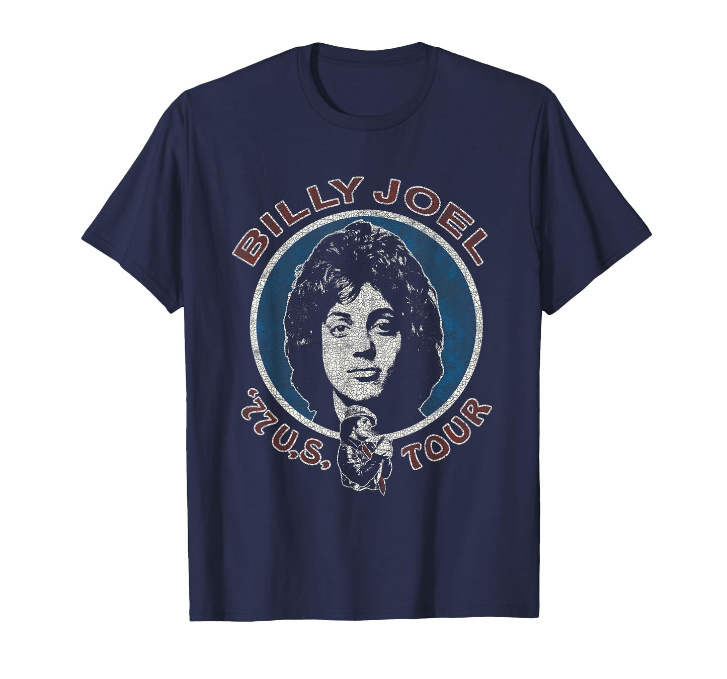 Official Billy Joel US Tour 77 T-Shirt