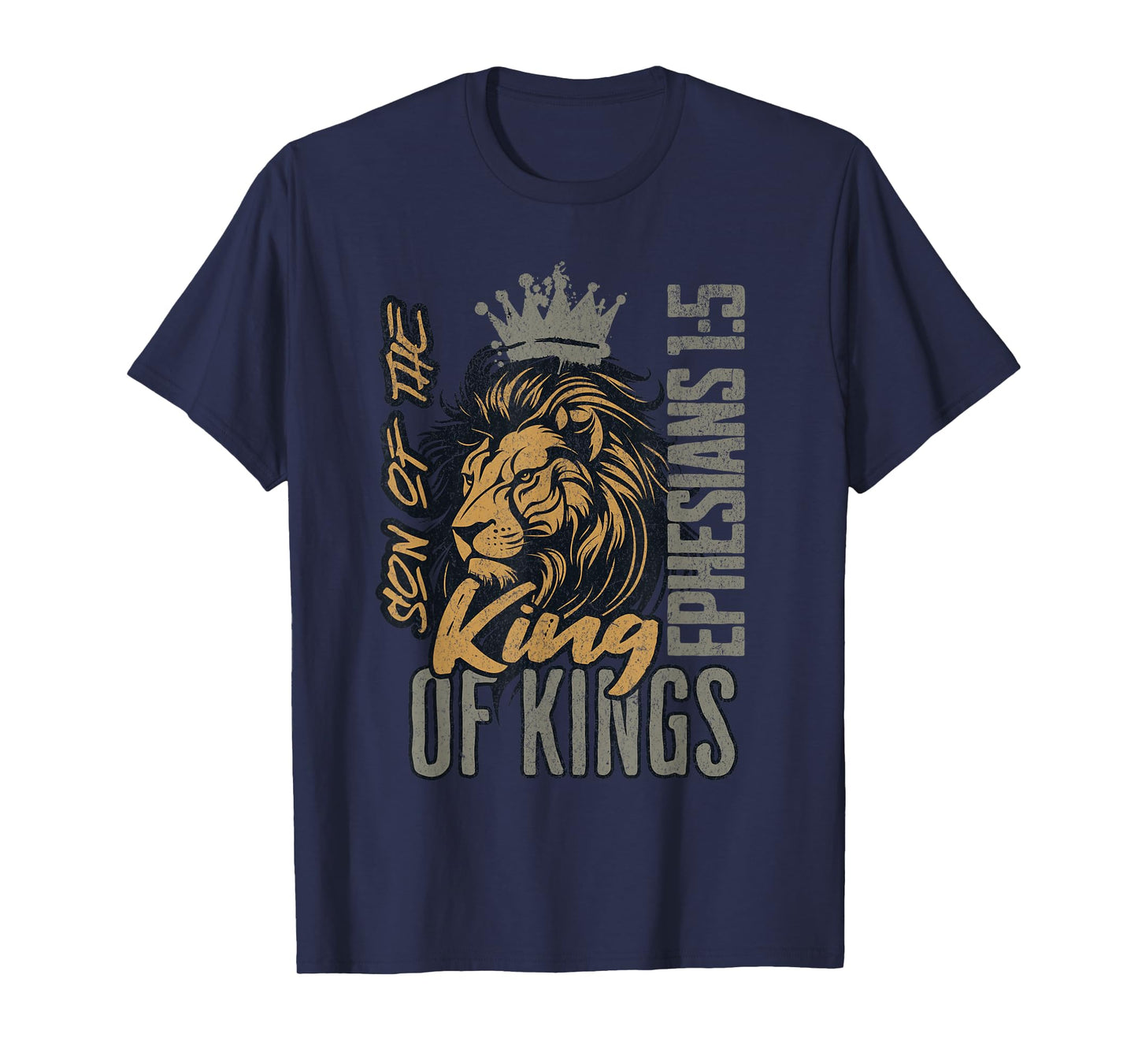 Christian Son of King Kings Lion of Judah Scripture Bible T-Shirt
