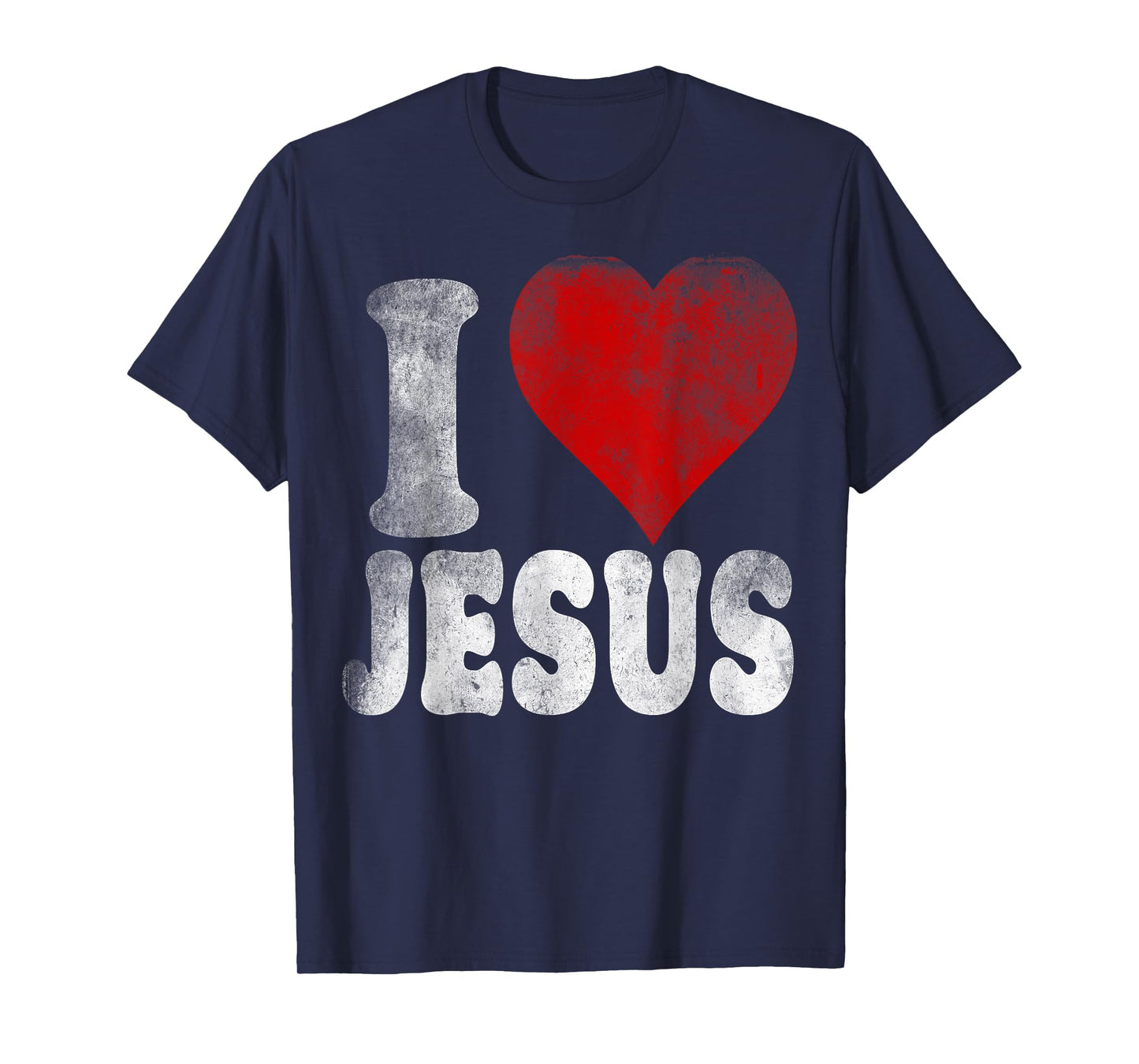 I LOVE JESUS vintage style retro T-Shirt