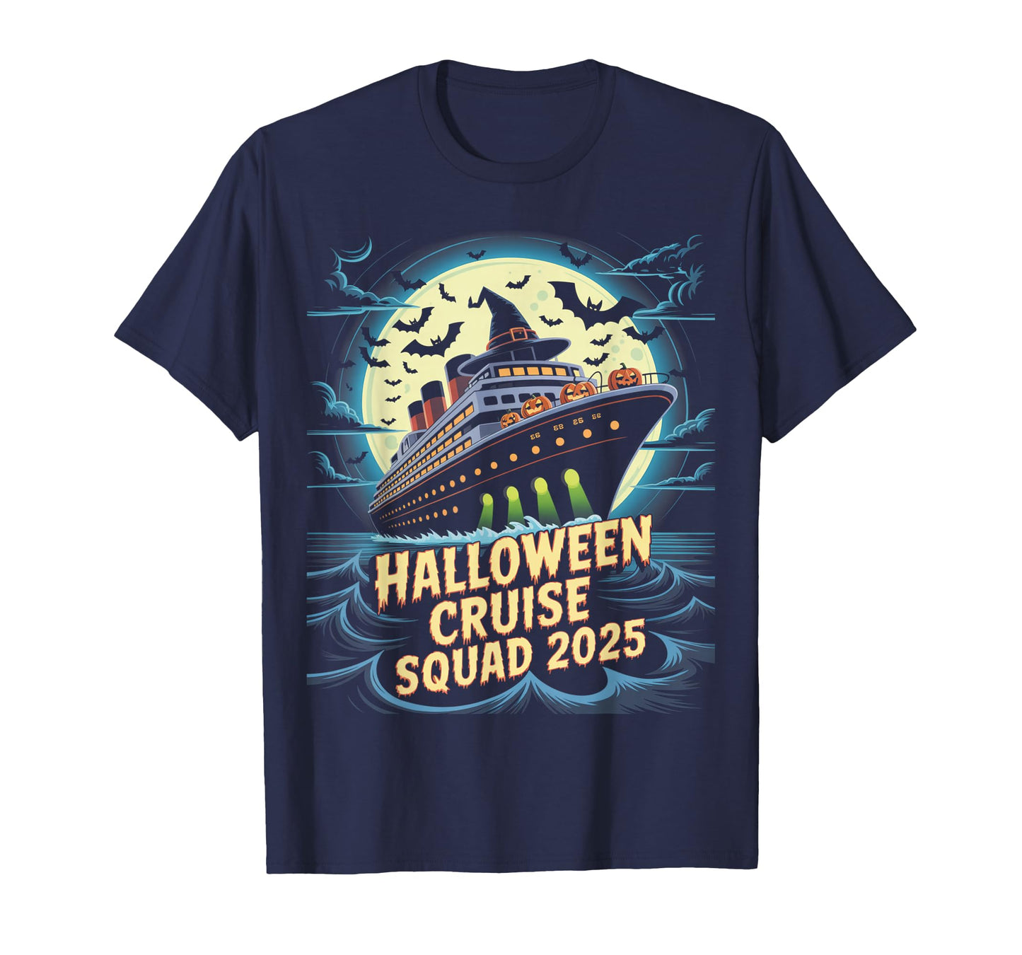Halloween Cruise Squad 2025 Spooky Party Spooky Halloween T-Shirt