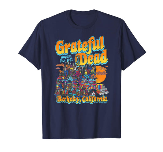 Grateful Dead Berkeley Bound Van 1972 Band T-Shirt