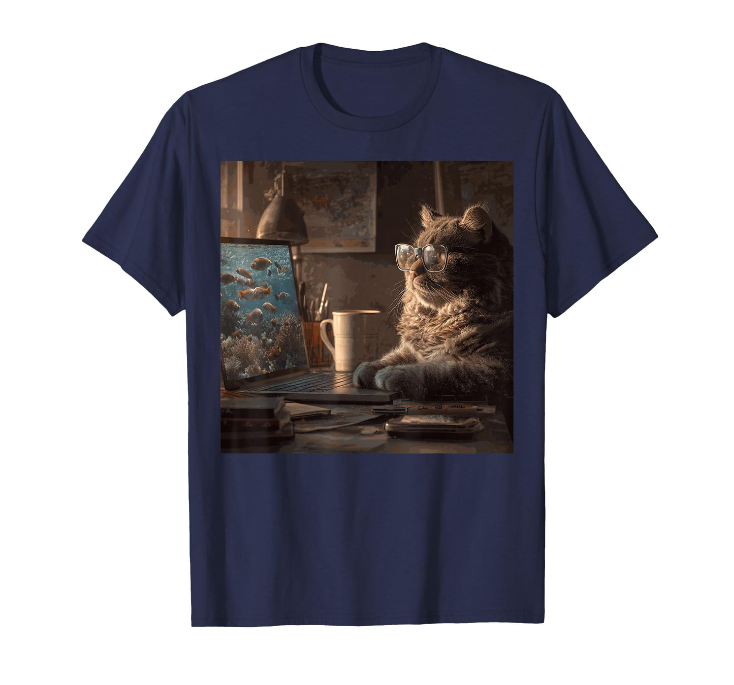Funny Graphic Cat Humorous Funny T-Shirt