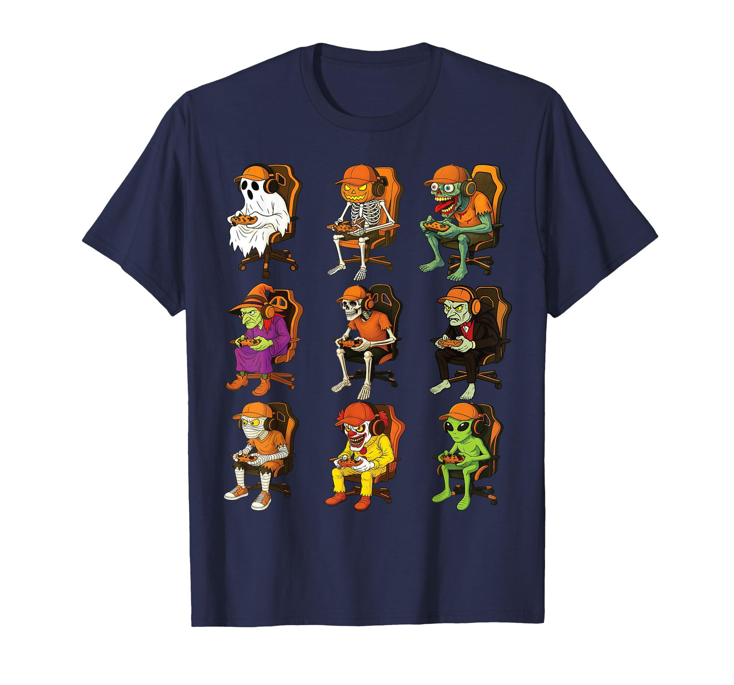 Halloween Gamer Squad Gaming Video Game T-Shirt