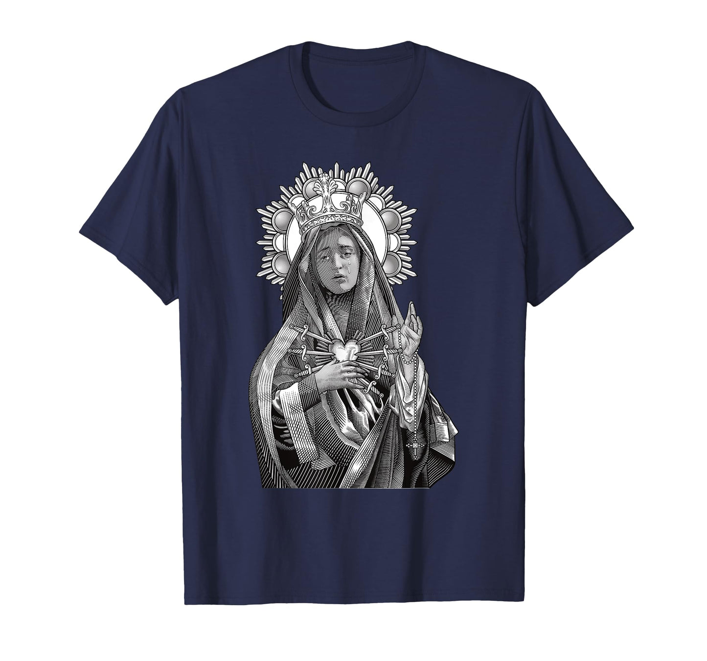 Mater Dolorosa Our Lady of Sorrows Virgin Mary Catholic T-Shirt