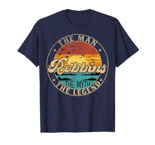 ROBBINS The Man The Myth The Legend First Name T-Shirt