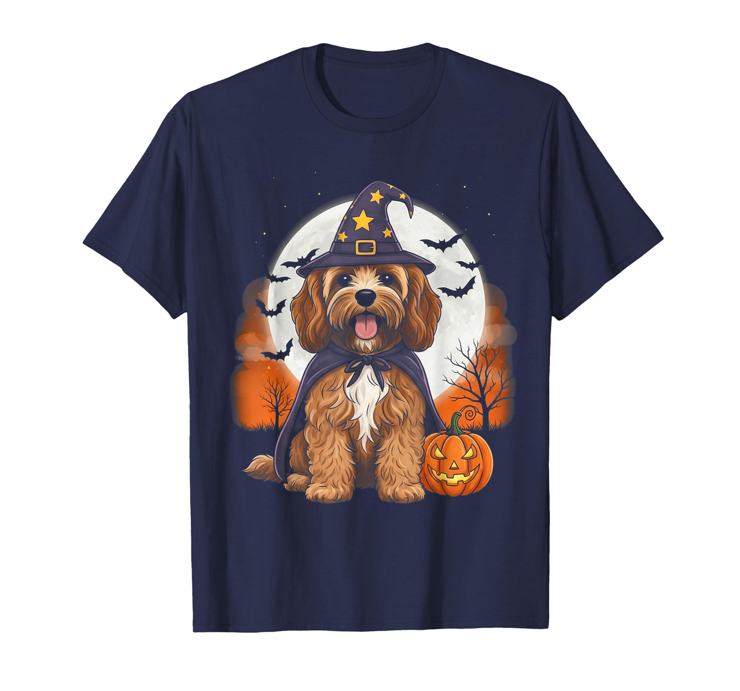 Cute Cavapoo Dog Halloween Costume Toddler Kids Men Women T-Shirt