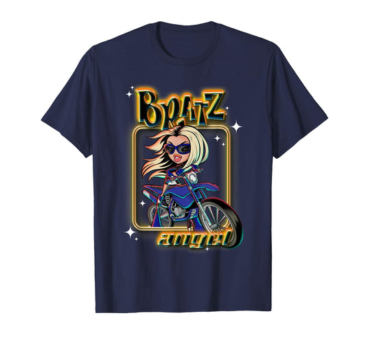 Bratz Angel Cloe Vintage Biker Sassy Portrait T-Shirt