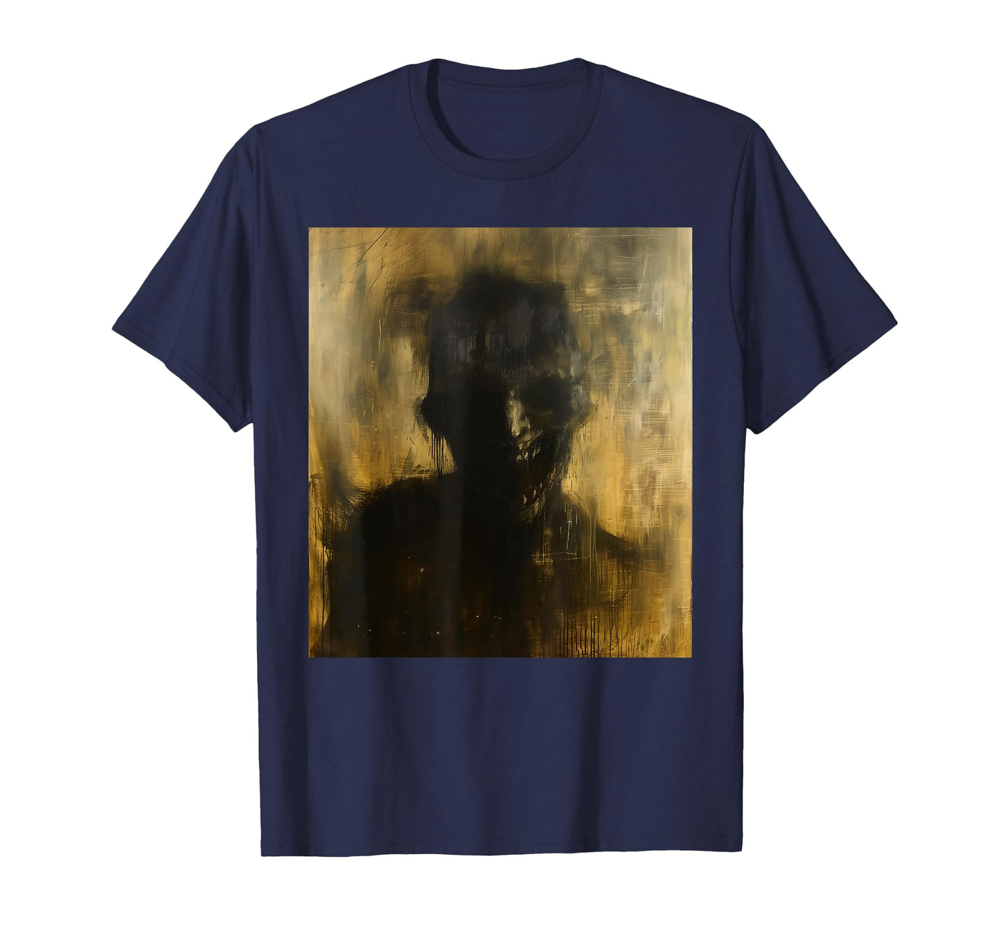 Horror Demon Skeleton Creature Creepy Hell Goth Occult Art T-Shirt
