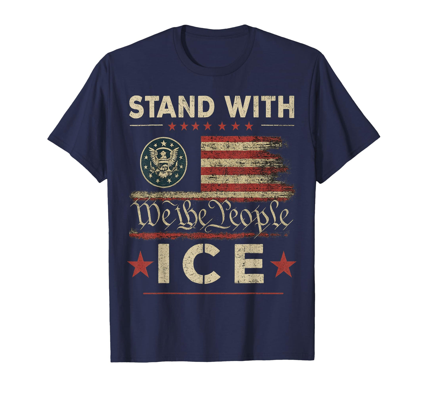I Support ICE Vintage ICE Enjoy Deportation T-Shirt