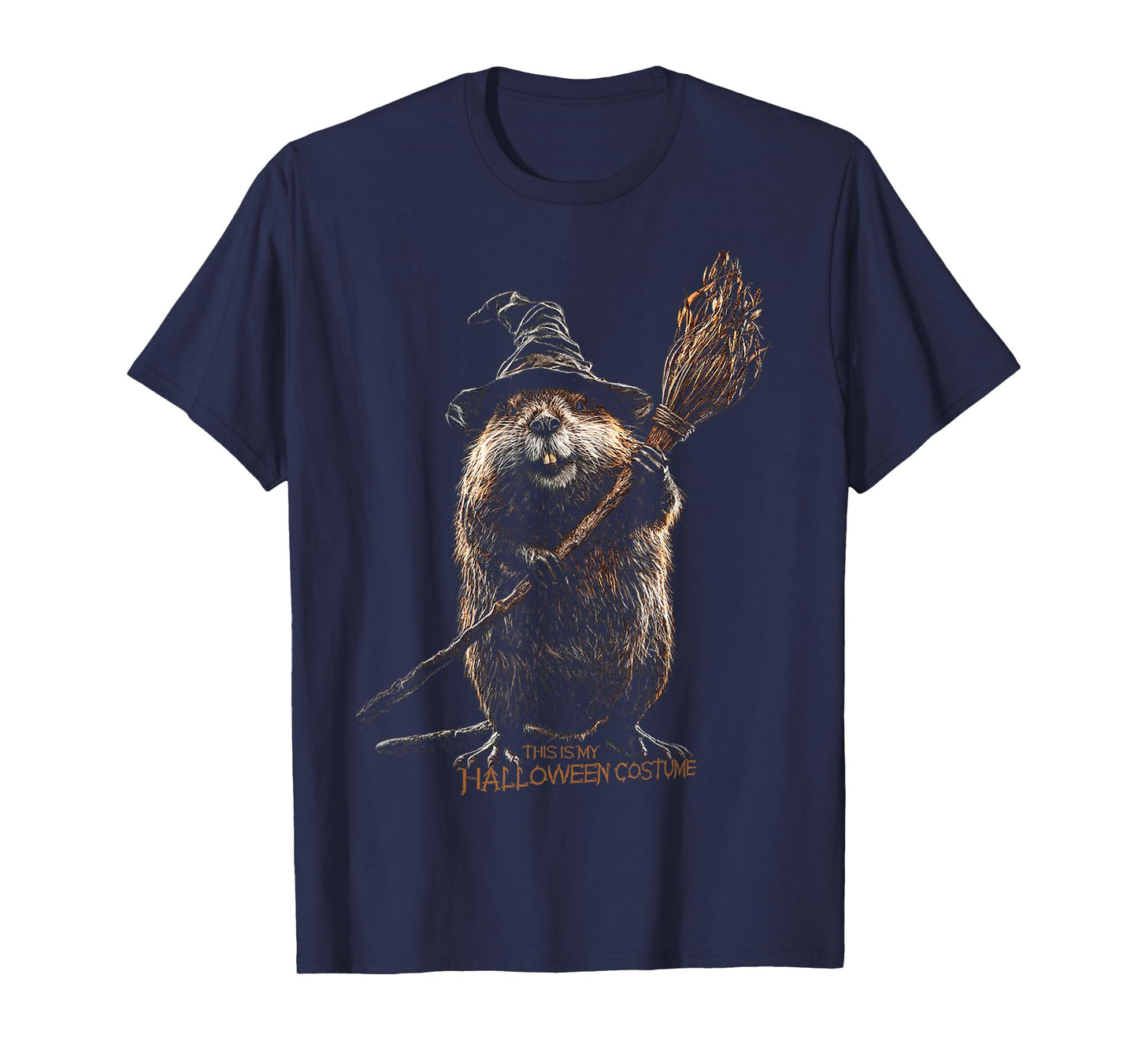 This is My Halloween Costume Beaver Witch Spooky T-Shirt