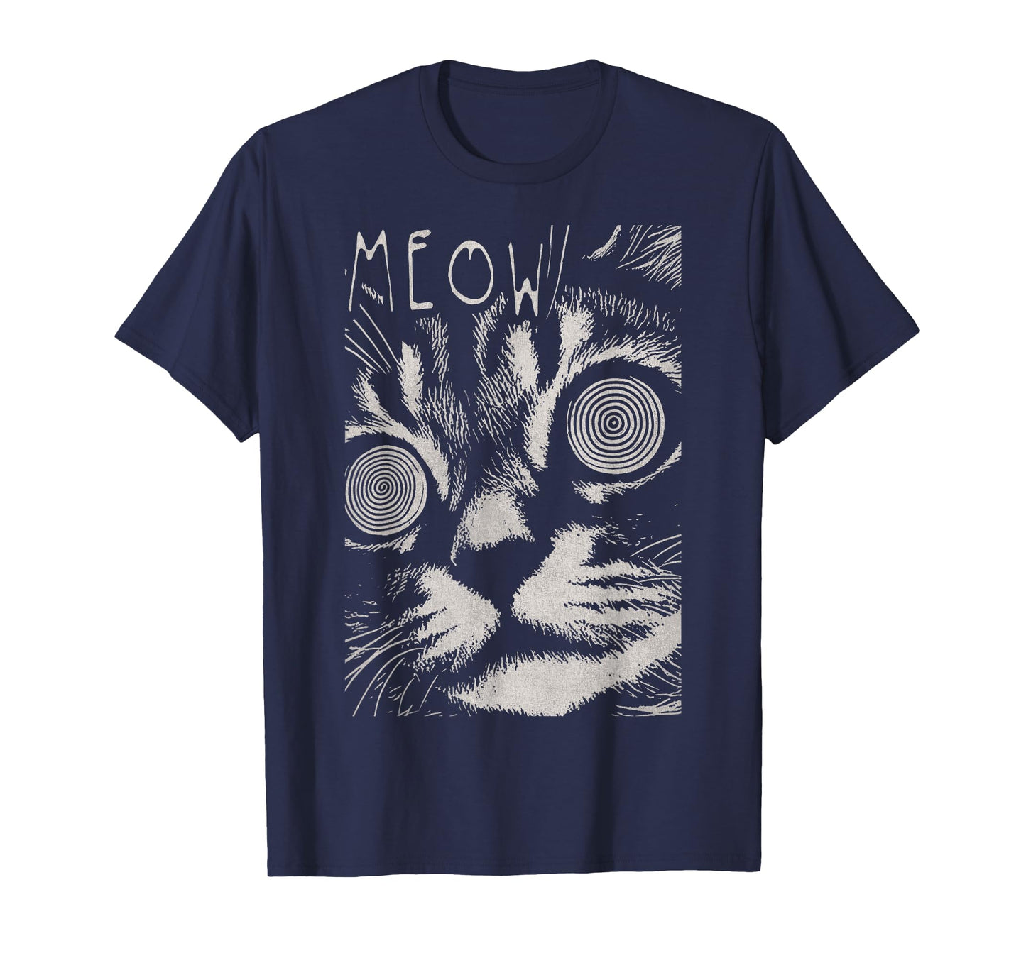 Cat Hip Hop Y2K Vintage Retro Hipster Edgy Streetwear Cat Men Women Kids T-Shirt