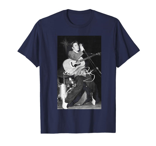 Elvis Presley B&W Guitar T-Shirt
