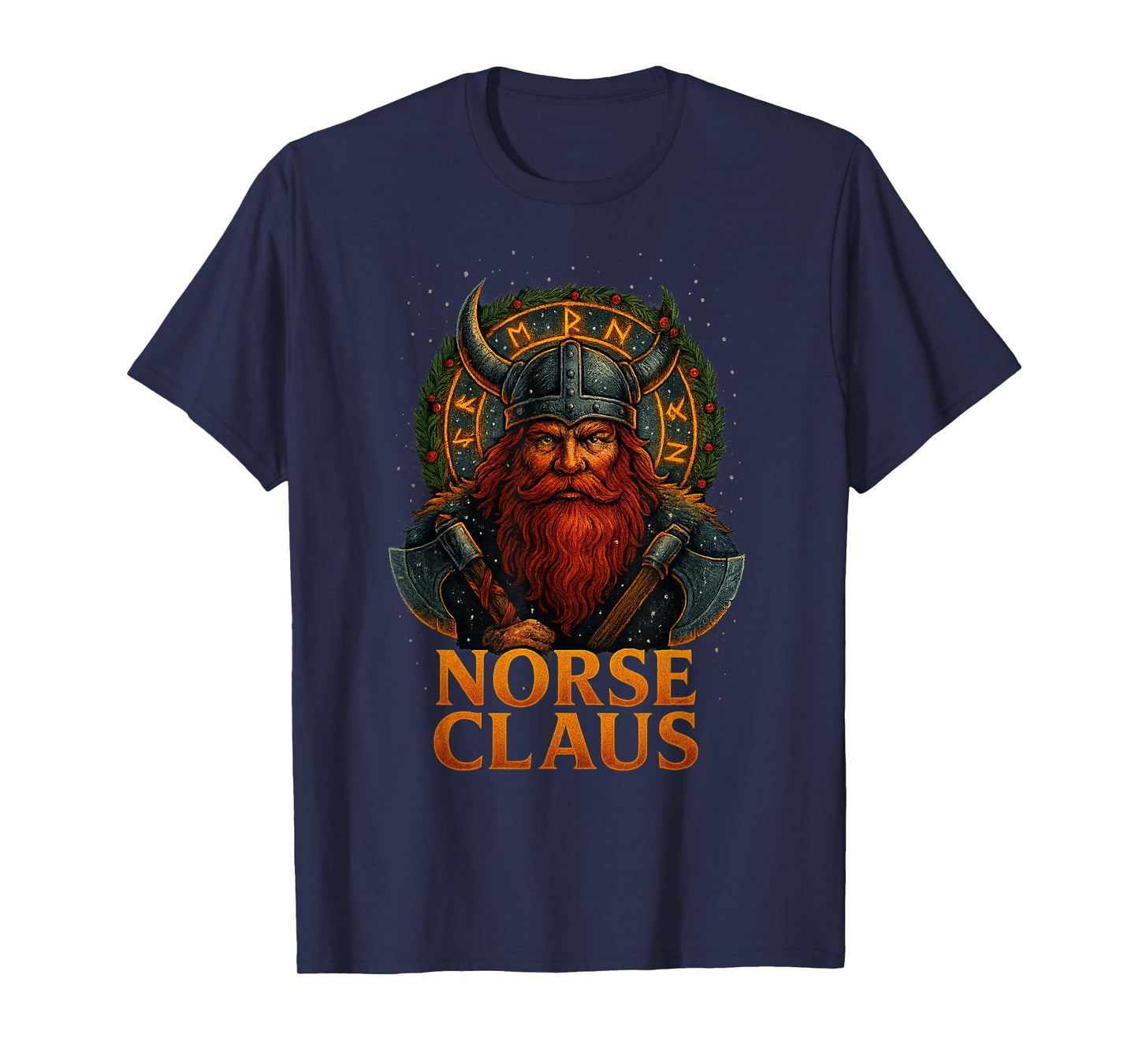 Norse Claus Viking Christmas Design T-Shirt