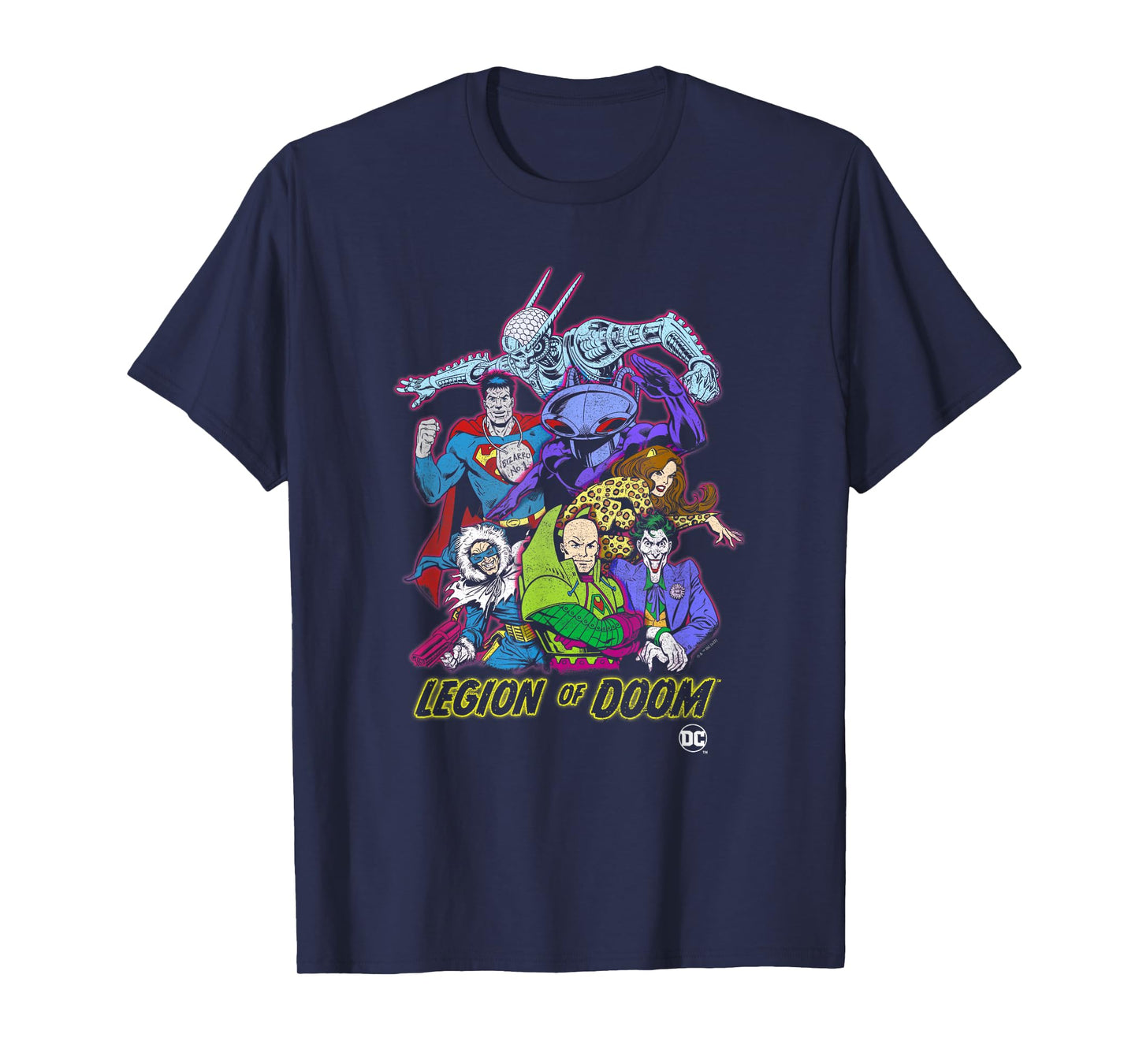 DC Comics Justice League Legion Of Doom Vintage Group Shot T-Shirt