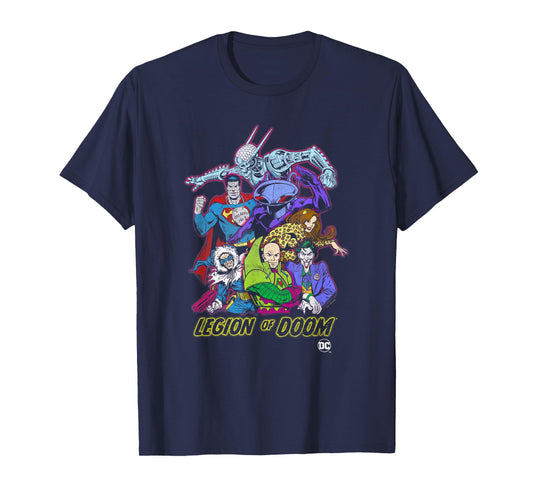 DC Comics Justice League Legion Of Doom Vintage Group Shot T-Shirt