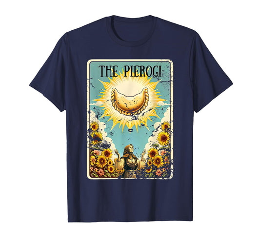 Pierogi Tarot Card Funny Polish Food Polska Pierogies Lover T-Shirt
