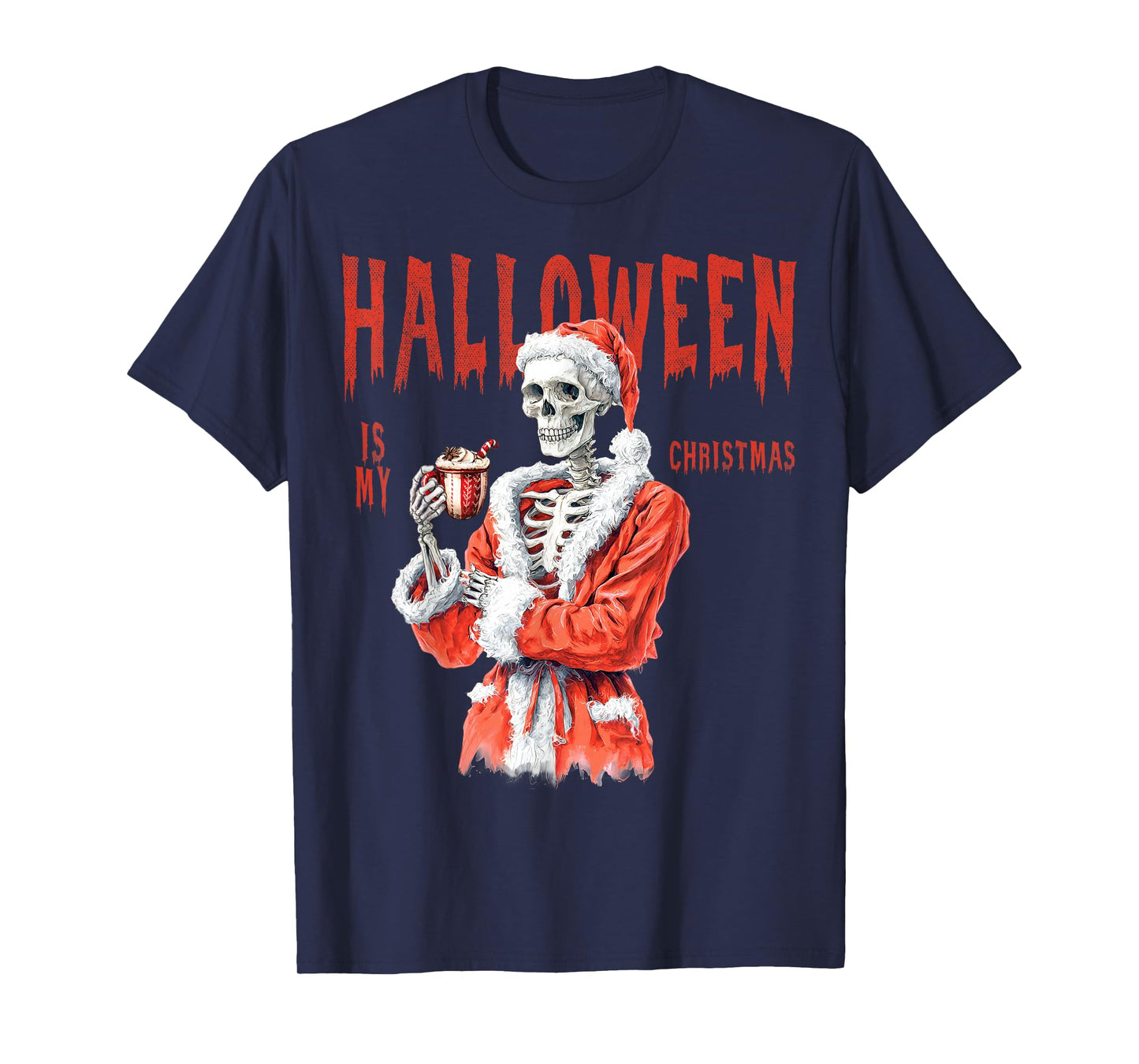Halloween Christmas Horror Holiday Funny Character Scary T-Shirt