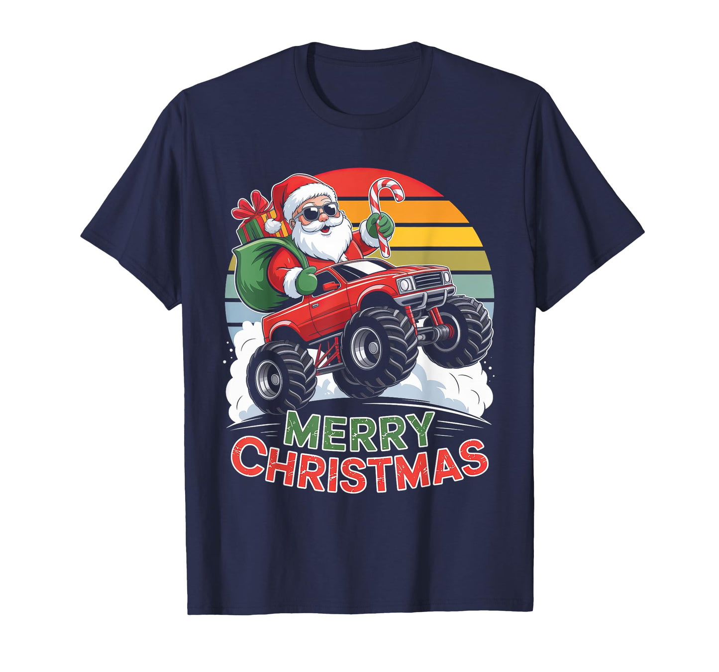 Christmas Gamer Santa Xmas Funny Gaming Men Boys Kids Youth T-Shirt