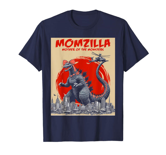 Momzilla Mother Of Monsters Retro Vintage Mama Mother's Day T-Shirt