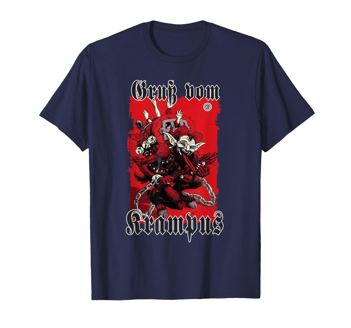 Greeting from Krampus Christmas Legend Figure T-Shirt