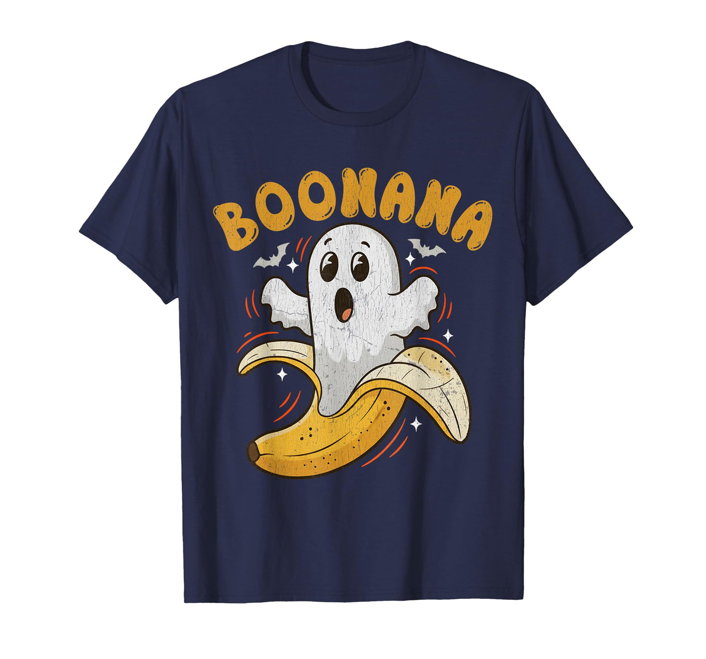 Boonana Ghost Banana Funny Halloween Costume Funny Design T-Shirt